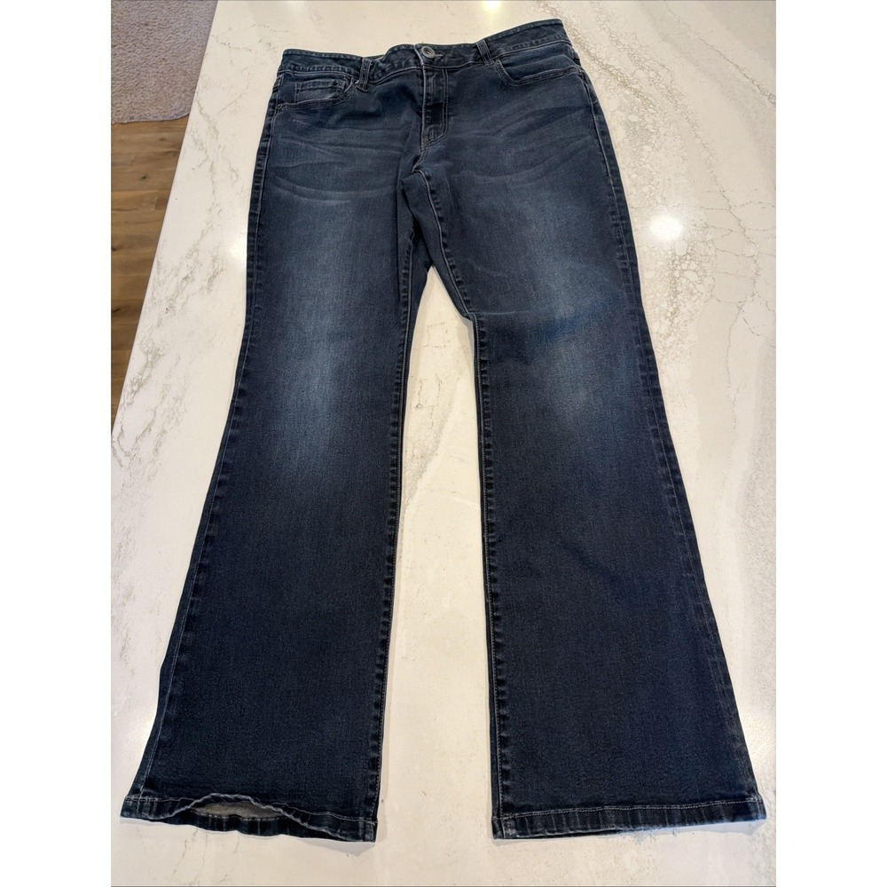 Cabi Jeans Women's 12x31 Bootcut Flare Low Rise, Medium Dark Wash